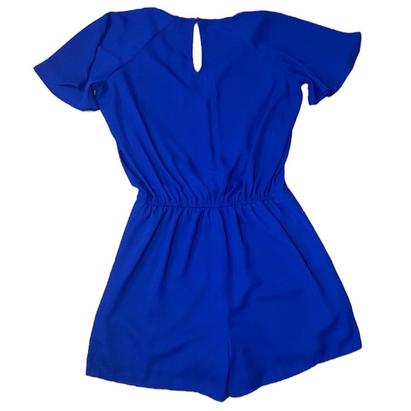 belle sky Pants - Short Sleeve Romper Short